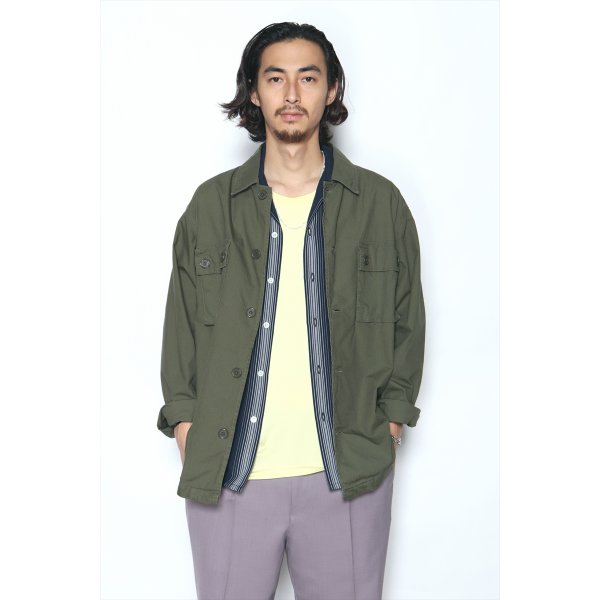 WACKO MARIA/ARMY SHIRT（KHAKI）［アーミーシャツ-25秋冬］ - JONAS