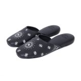 画像: CHALLENGER/BANDANA SLIPPERS（BLACK）［バンダナスリッパ-25秋冬］