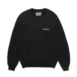 画像: WACKO MARIA/HEAVY WEIGHT SWEAT SHIRT（BLACK）［クルーネックスウェット-25秋冬］