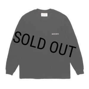 画像: WACKO MARIA/THERMAL SHIRT（BLACK）［サーマル長袖-25秋冬］