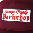 画像3: PORKCHOP/O.E. WAPPEN MESH CAP（MAROON）［ワッペンメッシュキャップ-25秋冬］ (3)