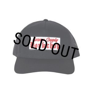 画像: PORKCHOP/O.E. WAPPEN MESH CAP（BLACK）［ワッペンメッシュキャップ-25秋冬］