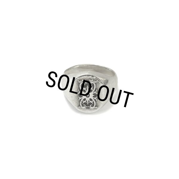 画像1: exodus/BORNEO SIGNET RING（SILVER925）［ボルネオシグネットリング-25春夏］ (1)