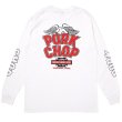 画像1: PORKCHOP/WP BIG LOGO L/S TEE（WHITE）［ウイングポークビッグロゴ長袖T-25秋冬］ (1)