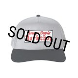画像: PORKCHOP/O.E. WAPPEN MESH CAP（BLACK/GRAY）［ワッペンメッシュキャップ-25秋冬］