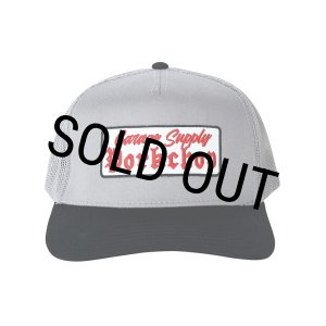 画像: PORKCHOP/O.E. WAPPEN MESH CAP（BLACK/GRAY）［ワッペンメッシュキャップ-25秋冬］