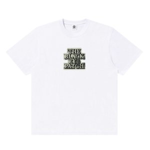 MOUSSY blackeyepatch OG ラインストーンTEE white ラインストーンTEE MOUSSY blackeyepatch OG ラインストーンTEE