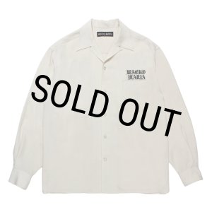 画像: WACKO MARIA/50'S OPEN COLLAR SHIRT（IVORY）［50'Sオープンカラーシャツ-25秋冬］