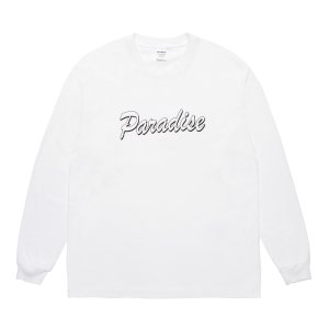 画像: WACKO MARIA/WASHED HEAVY WEIGHT LONG SLEEVE T-SHIRT（WHITE）［プリント+刺繍長袖T-25秋冬］