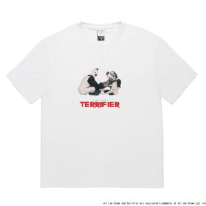 画像: WACKO MARIA/TERRIFIER / WASHED HEAVY WEIGHT T-SHIRT（WHITE）［プリント+刺繍T-25秋冬］
