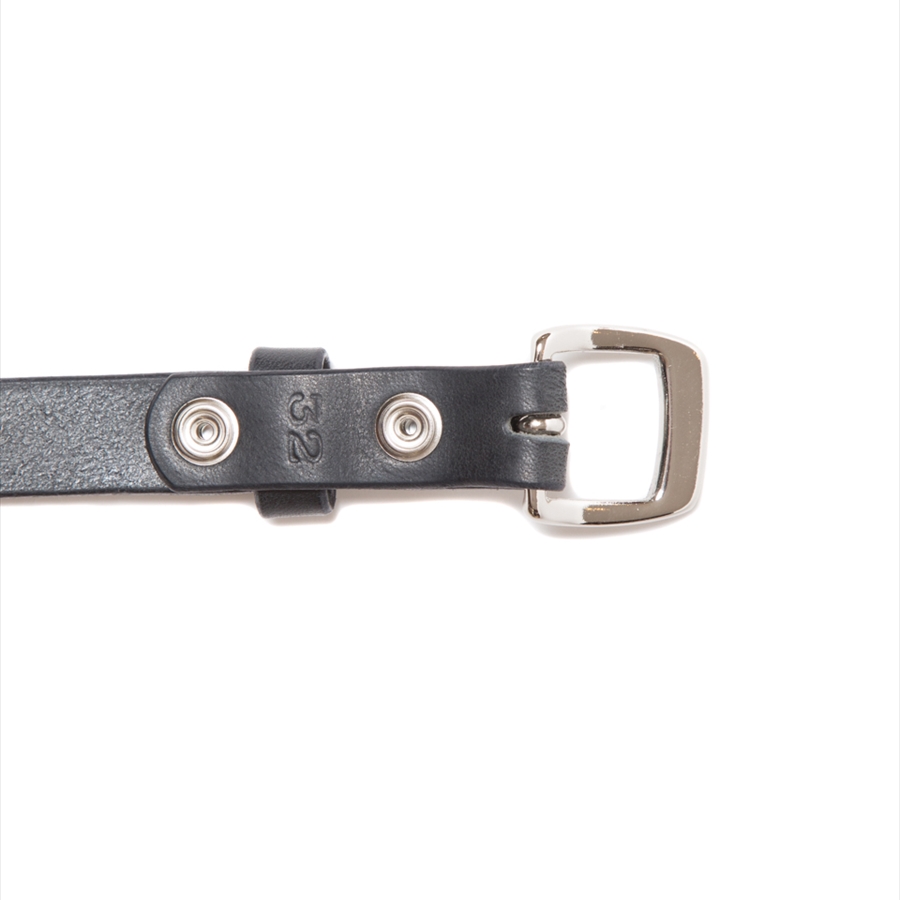 画像: ANTIDOTE BUYERS CLUB/Narrow Harness Leather Belt（Black）［ナローレザーベルト］