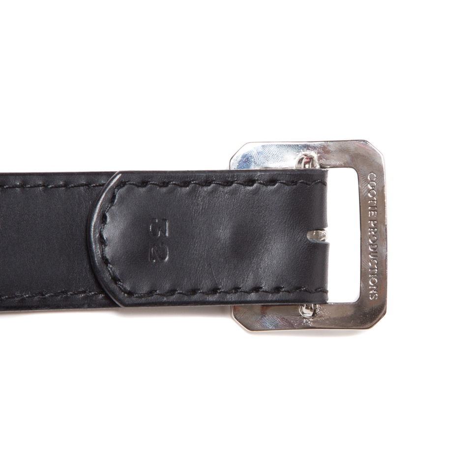 画像: ANTIDOTE BUYERS CLUB/Garrison Leather Belt（ブラック）［ギャリソンレザーベルト］