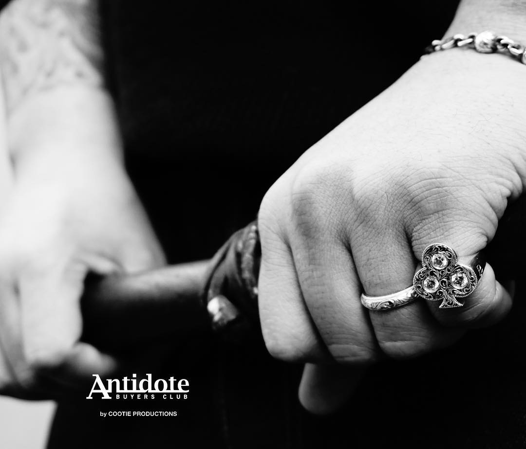 画像: ANTIDOTE BUYERS CLUB/Engraved Club Ring（Silver）［ピンキーリング］