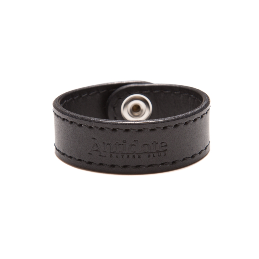 画像: ANTIDOTE BUYERS CLUB/Leather Wristband（Black）