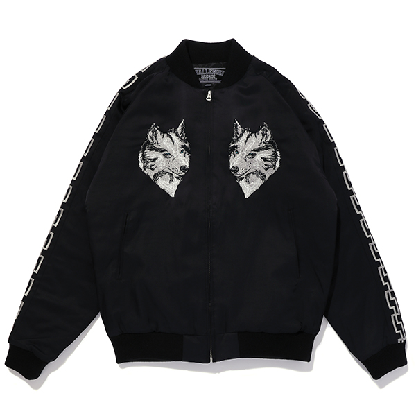 CHALLENGER/ENDED SOUVENIR JACKET（ブラック）［スーベニアJKT-21春夏