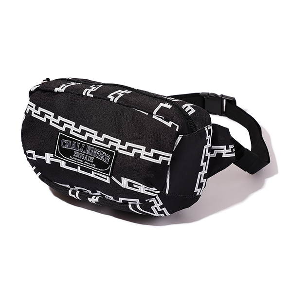 CHALLENGER/CHAIN WAIST BAG（ブラック）［チェーンウエストバッグ-21