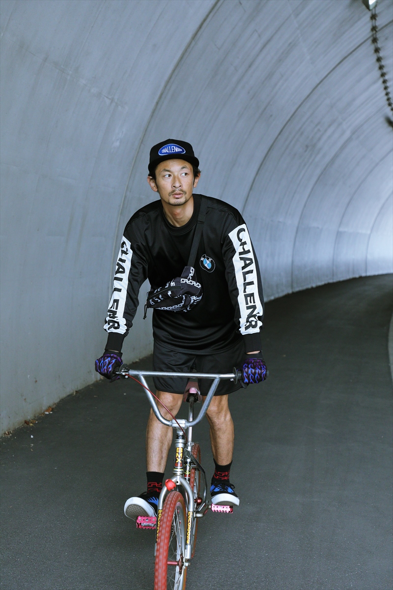 CHALLENGER/MESH TRACK SHORTS(ブラック)[メッシュトラックショーツ