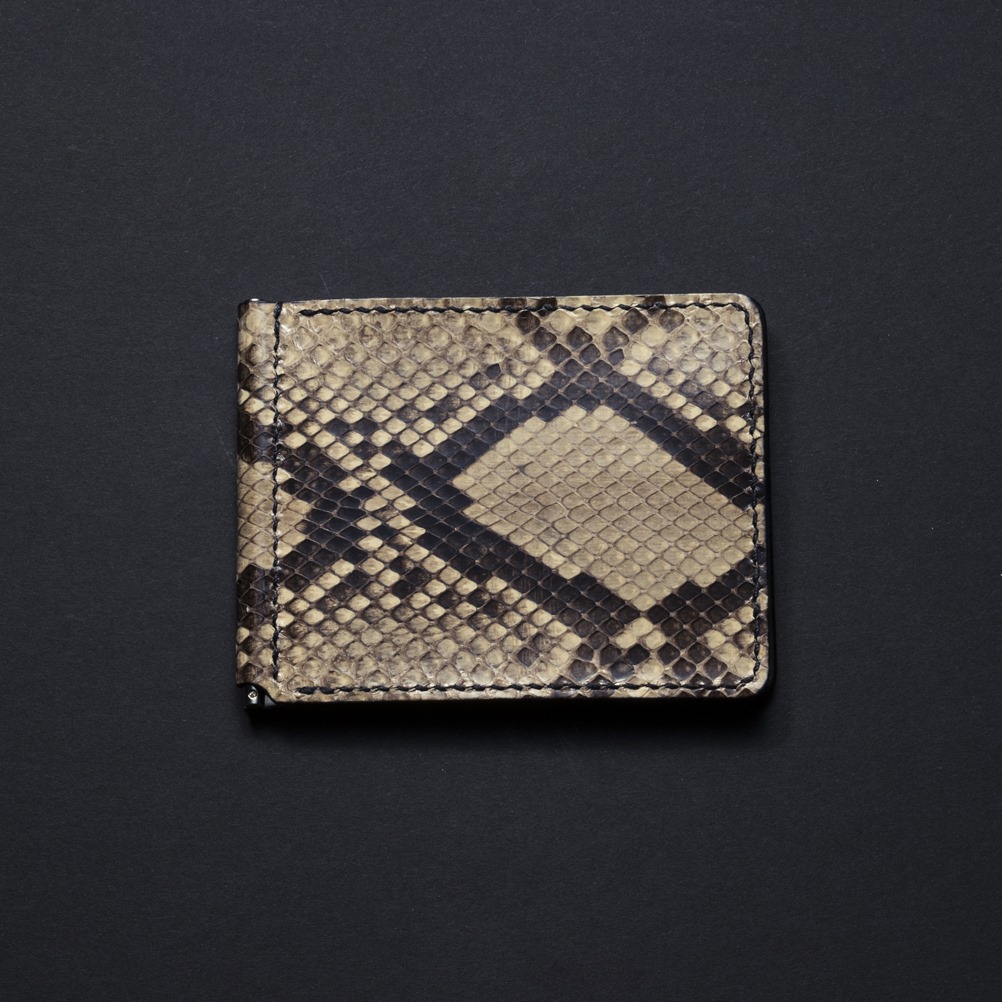 ANTIDOTE BUYERS CLUB/Money Clip Wallet（Python）（Natural ...