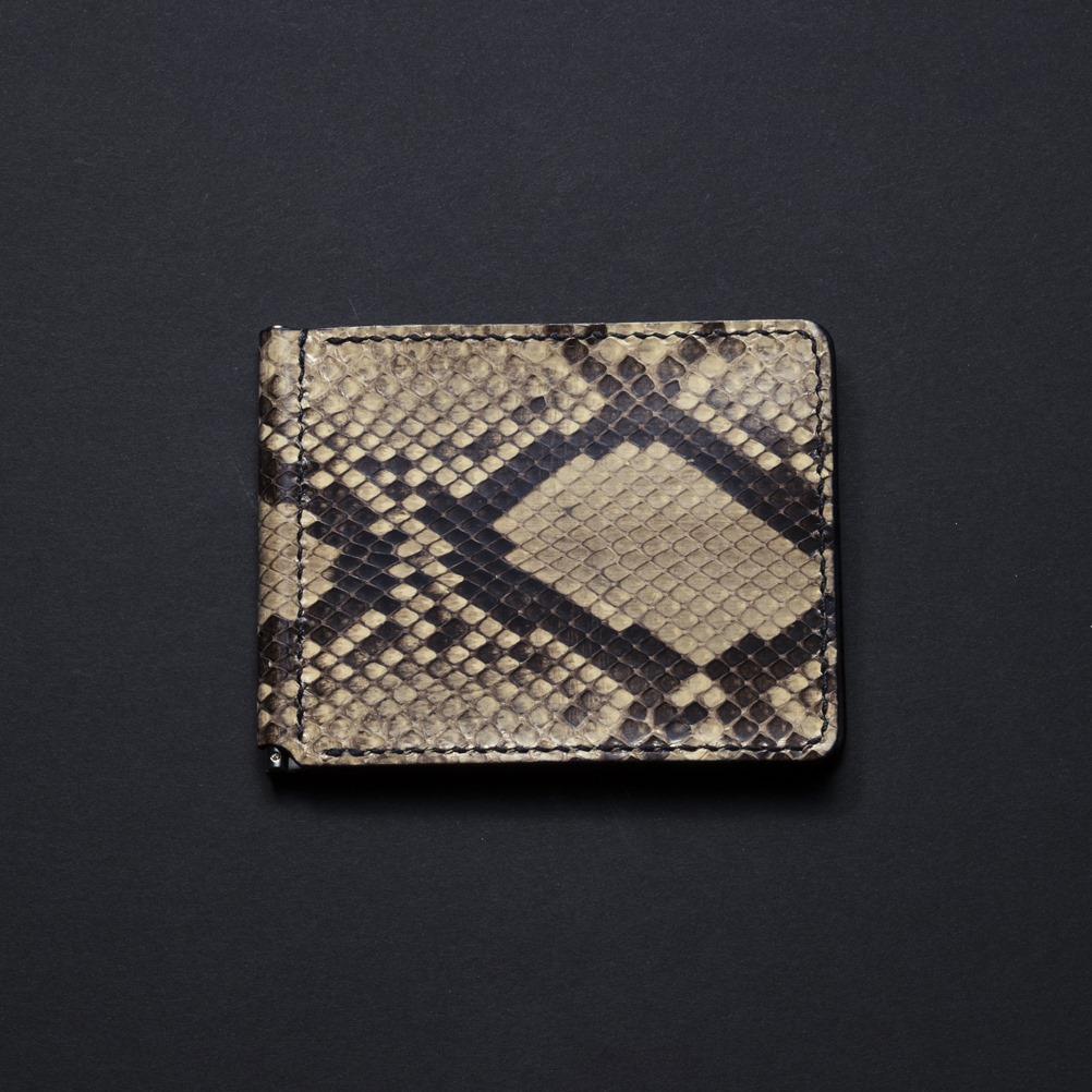 画像: ANTIDOTE BUYERS CLUB/Money Clip Wallet（Python）（Natural）［マネークリップウォレット］