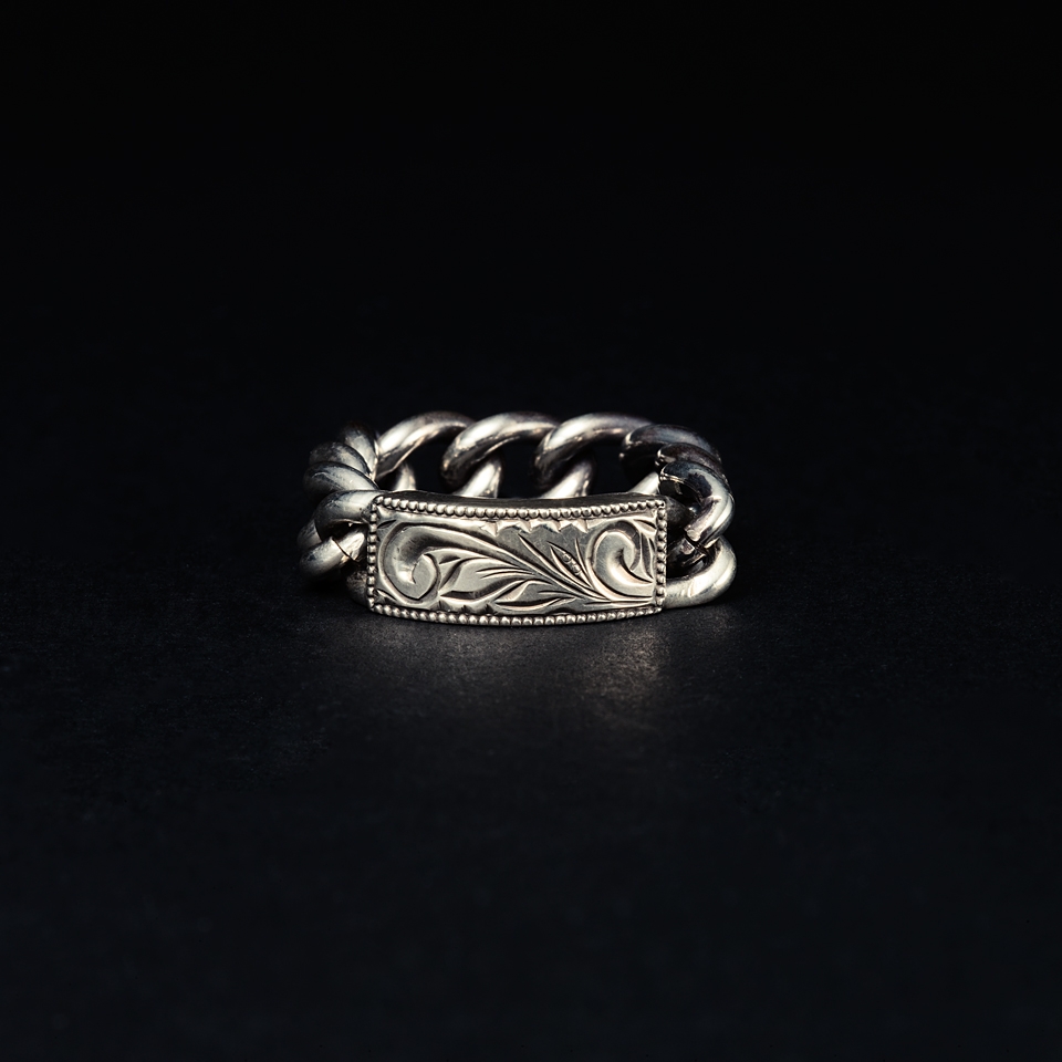 画像: ANTIDOTE BUYERS CLUB/Engraved ID Ring（Silver）