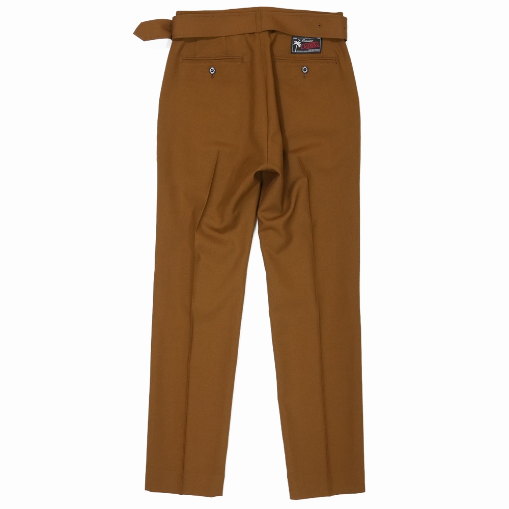 DAIRIKU Bush Detail Wool Slack with Velt