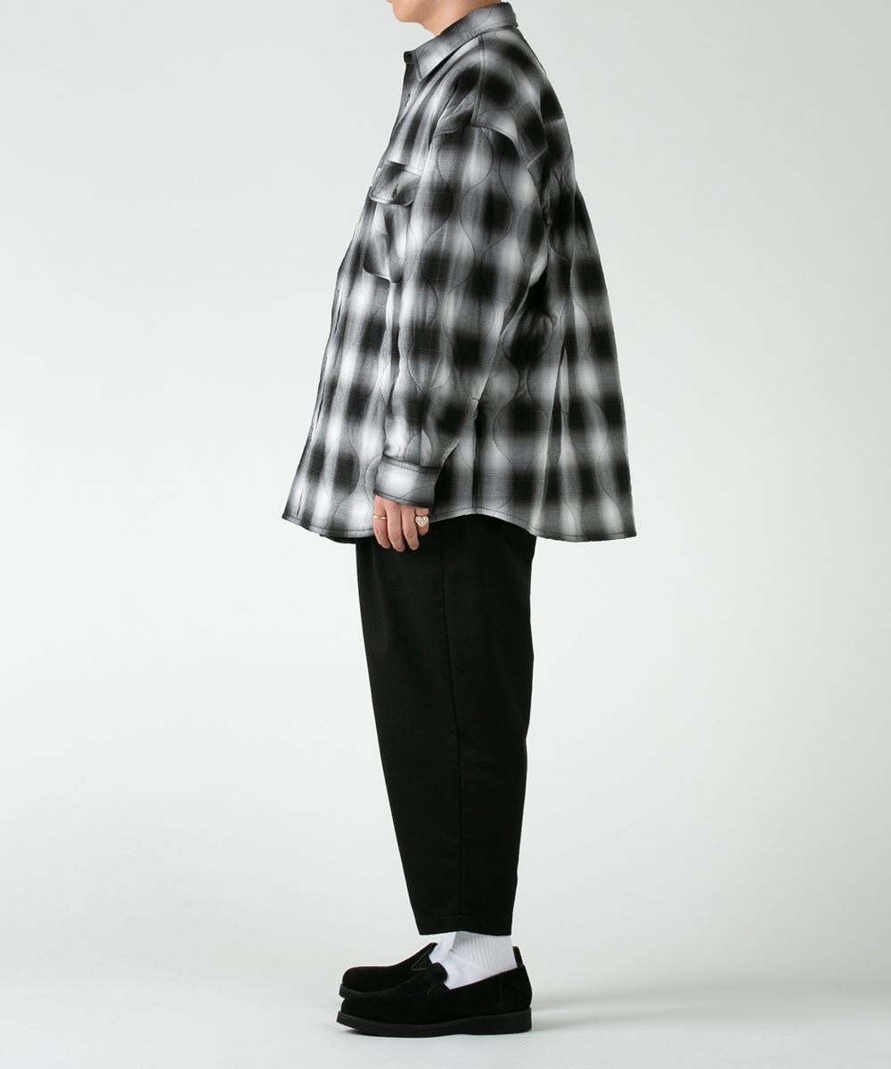 COOTIE/T/C 2 Tuck Easy Pants(ブラック)[T/C 2タックイージー