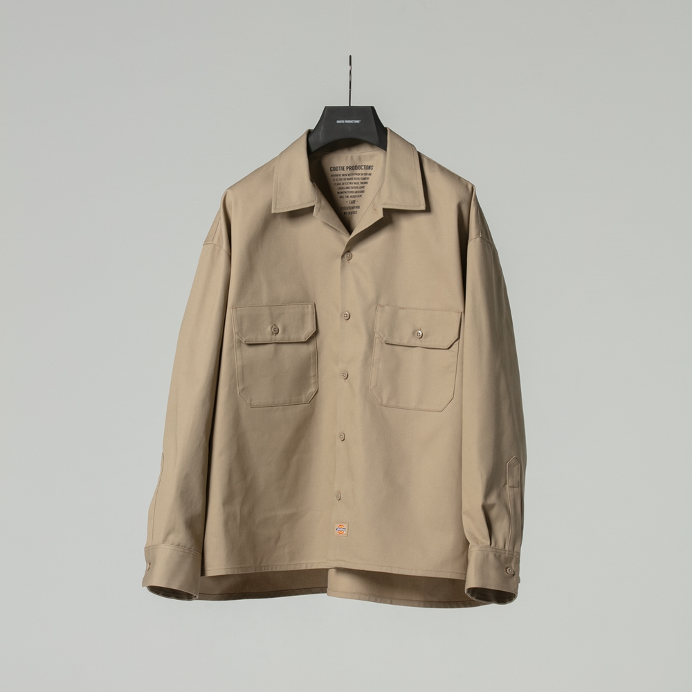 COOTIE PRODUCTIONS/T/C CPO Jacket（×Dickies）（ベージュ）［T/C CPO 