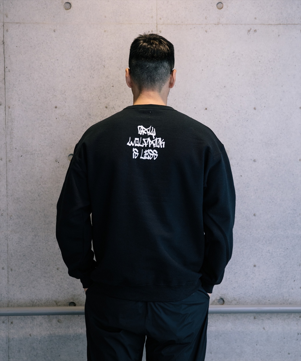 ROTTWEILER/TAGGING. SWEATER（ブラック） 【30%OFF】［クルーネック 