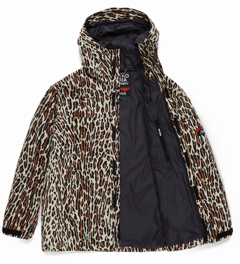 WACKO MARIA/NANGA / LEOPARD MOUNTAIN PARKA（ベージュ）［レオパード 