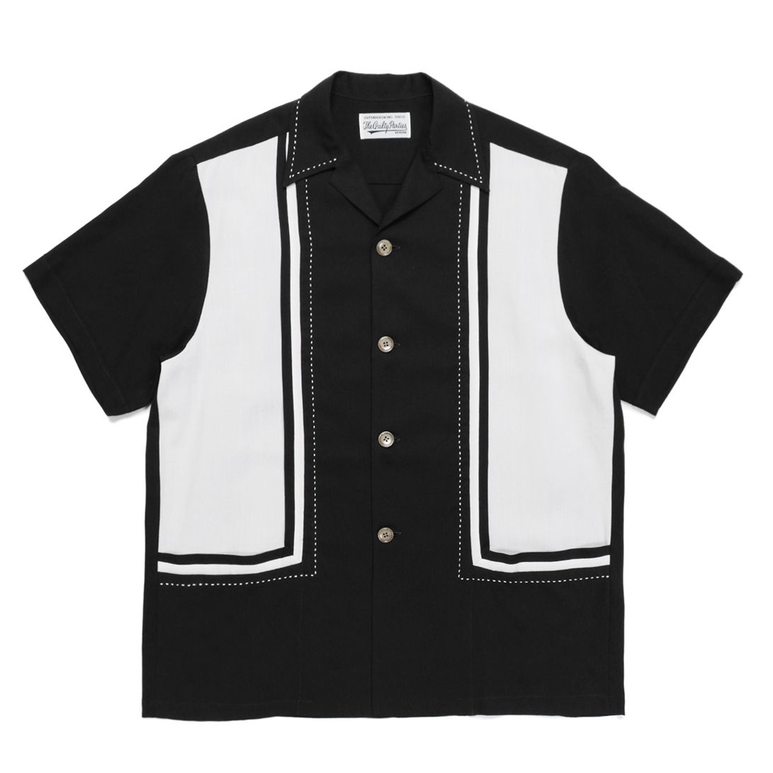 WACKO MARIA/MAIAMI SHIRT（ブラック）［マイアミシャツ-21春夏］ - JONAS