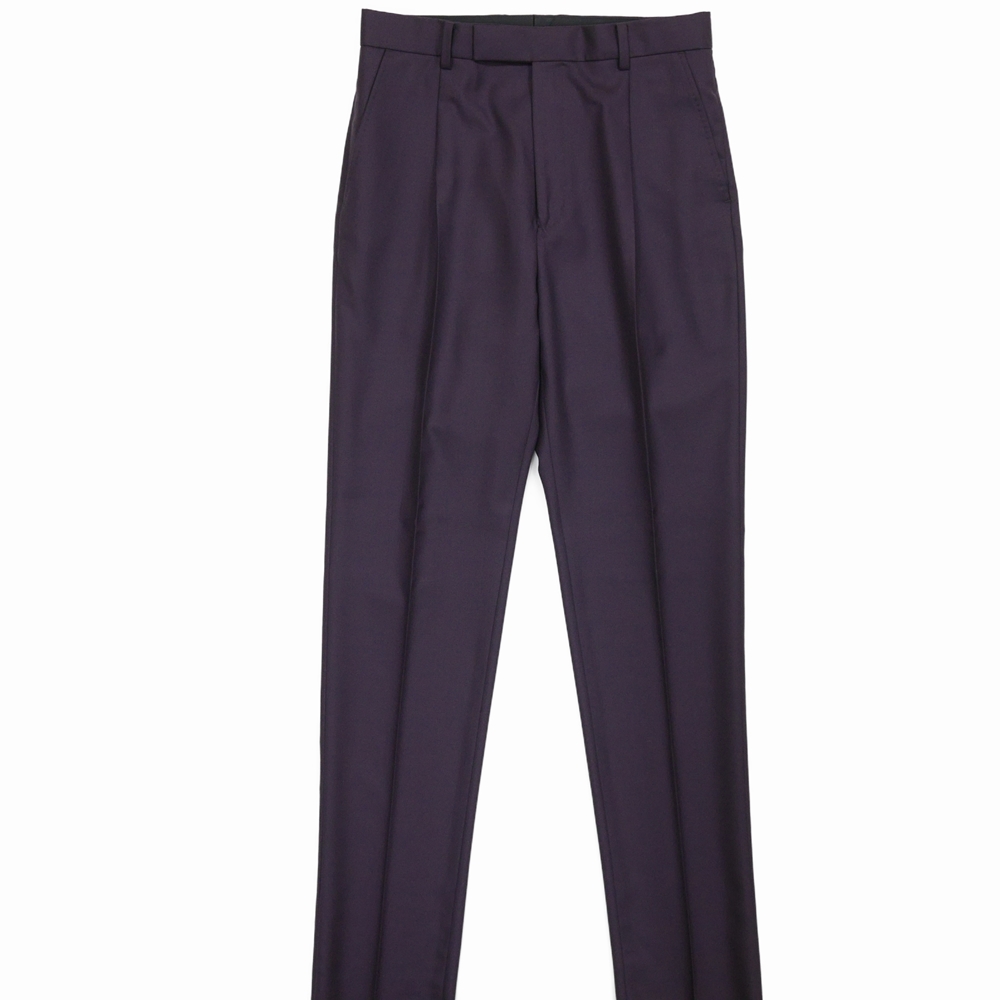 WACKO MARIA/PLEATED TROUSERS（TYPE-2）（パープル）［ワンタック 