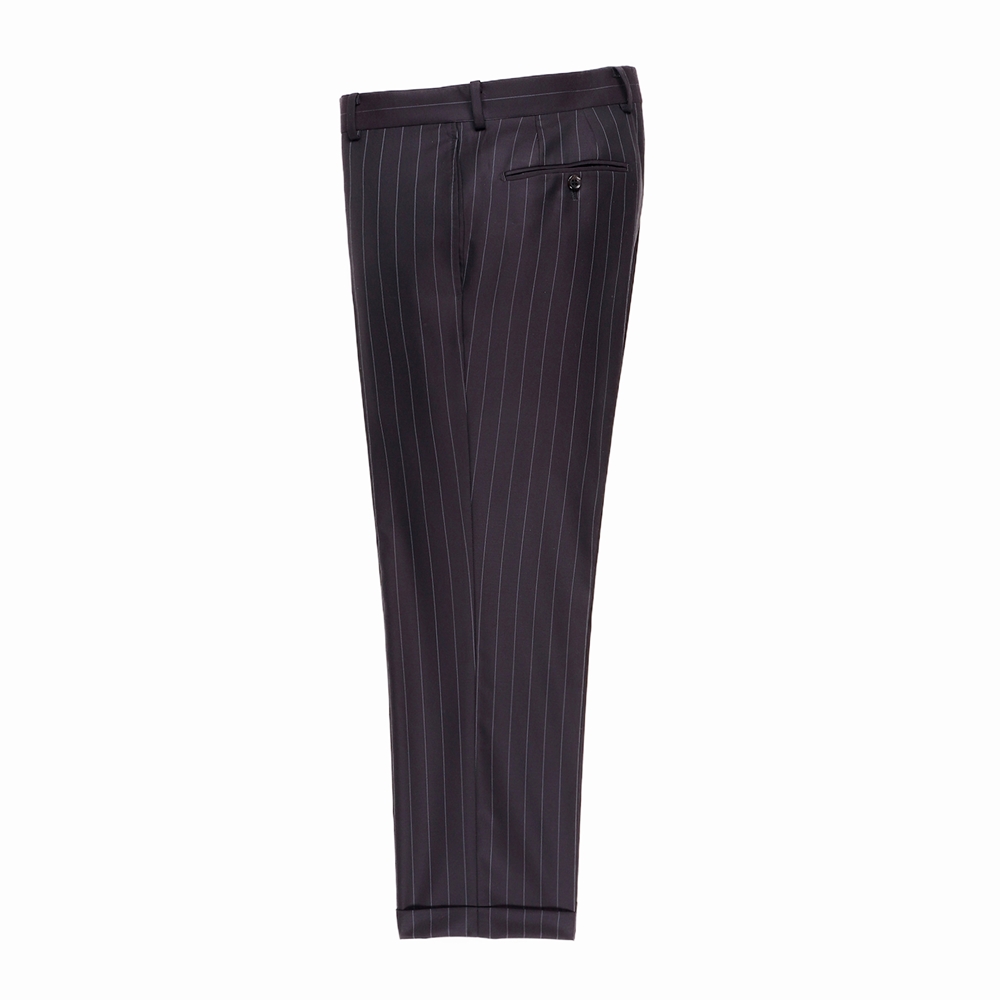 WACKO MARIA/PLEATED TROUSERS（TYPE-2）（パープル）［ワンタック 