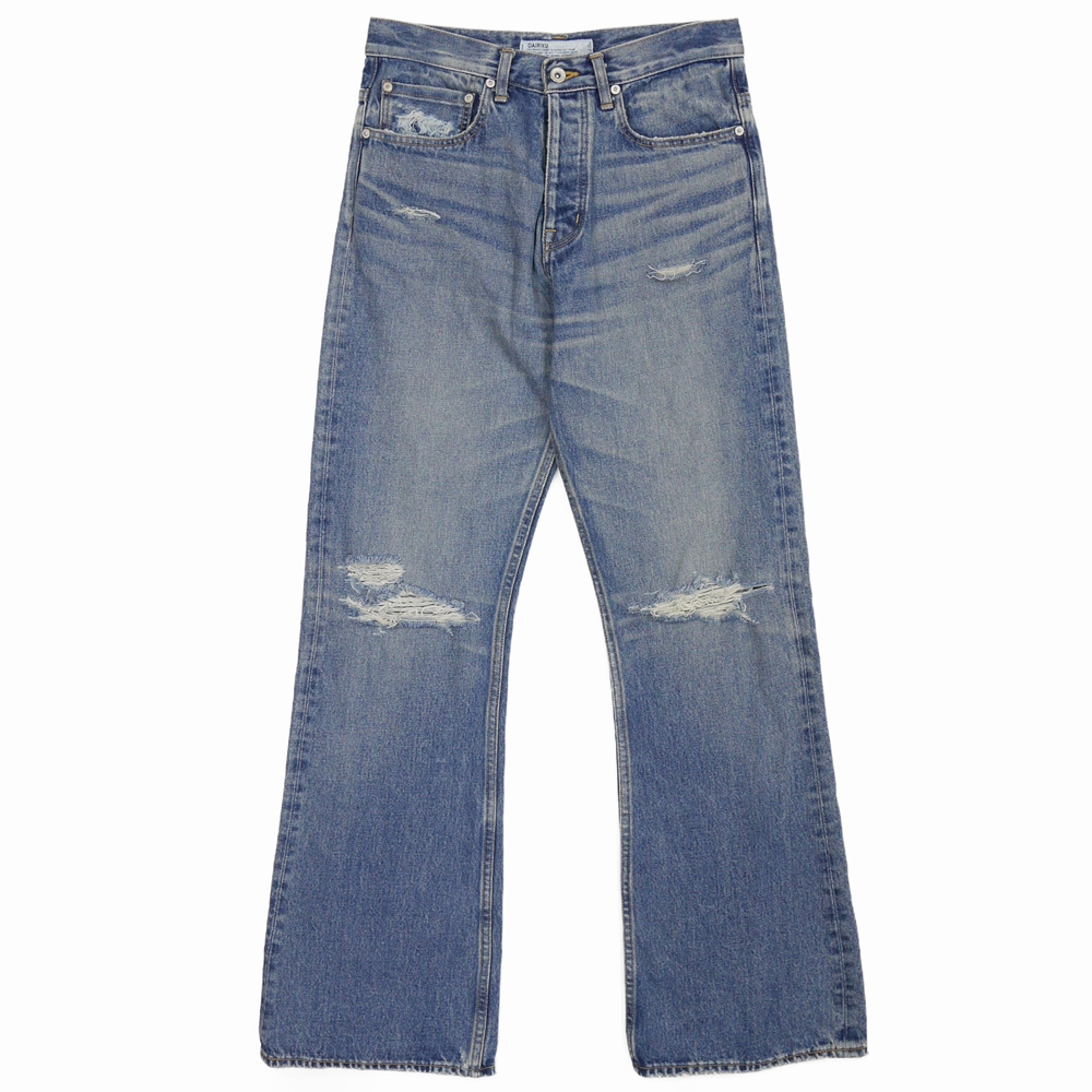 DAIRIKU/Damage Flare Denim Pants（インディゴ）［ダメージフレア ...