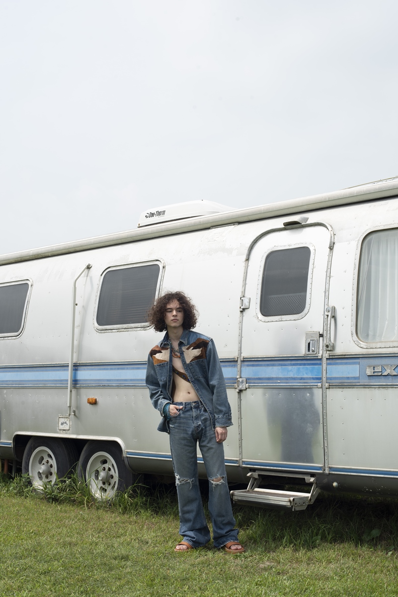 DAIRIKU 21ss Damage Flare Denim Pants
