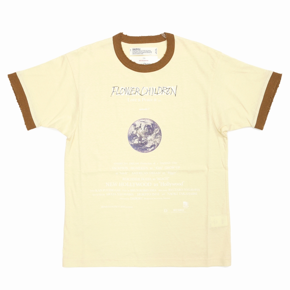 DAIRIKU ダイリク　21ss Earth thrift trim Tee