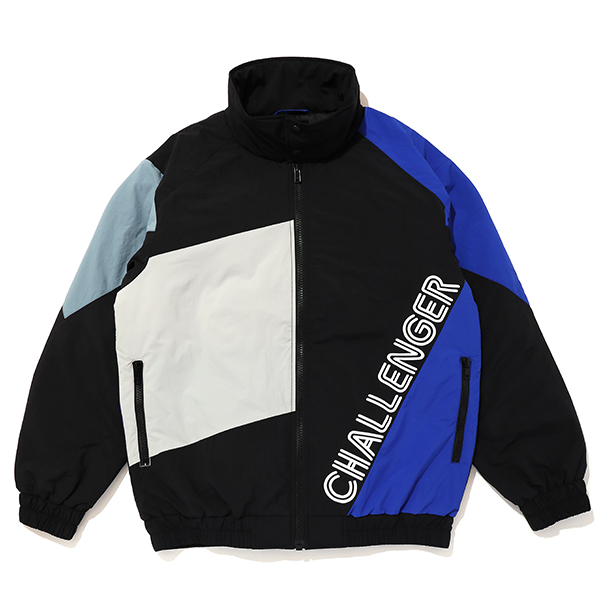 CHALLENGER/CRAZY TRACK JACKET（ブルー/ブラック）［クレイジー