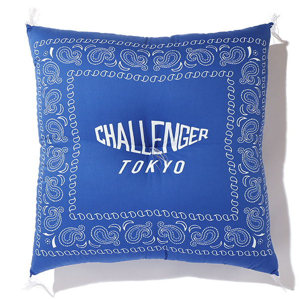 CHALLENGER/BANDANA ZABUTON（ネイビー）［バンダナ座布団-21秋冬