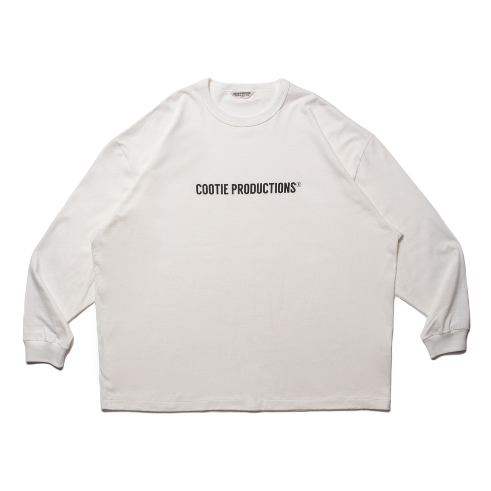 高品質 COOTIE COOTIE/Print Oversized L/S Tee（white）の通販 by tak's  shop｜クーティーならラクマ