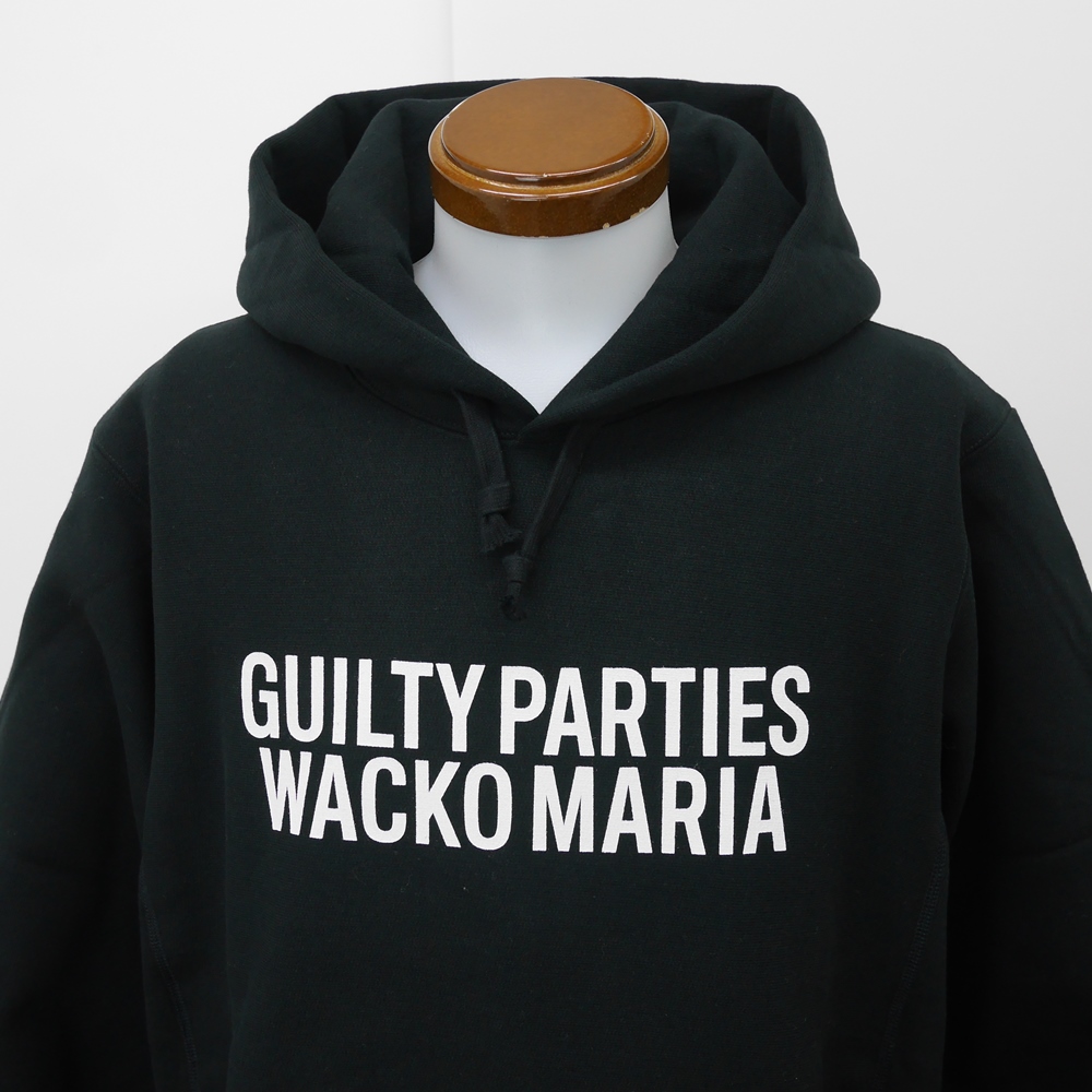 WACKO MARIA/HEAVY WEIGHT PULLOVER HOODED SWEAT SHIRT（ブラック 