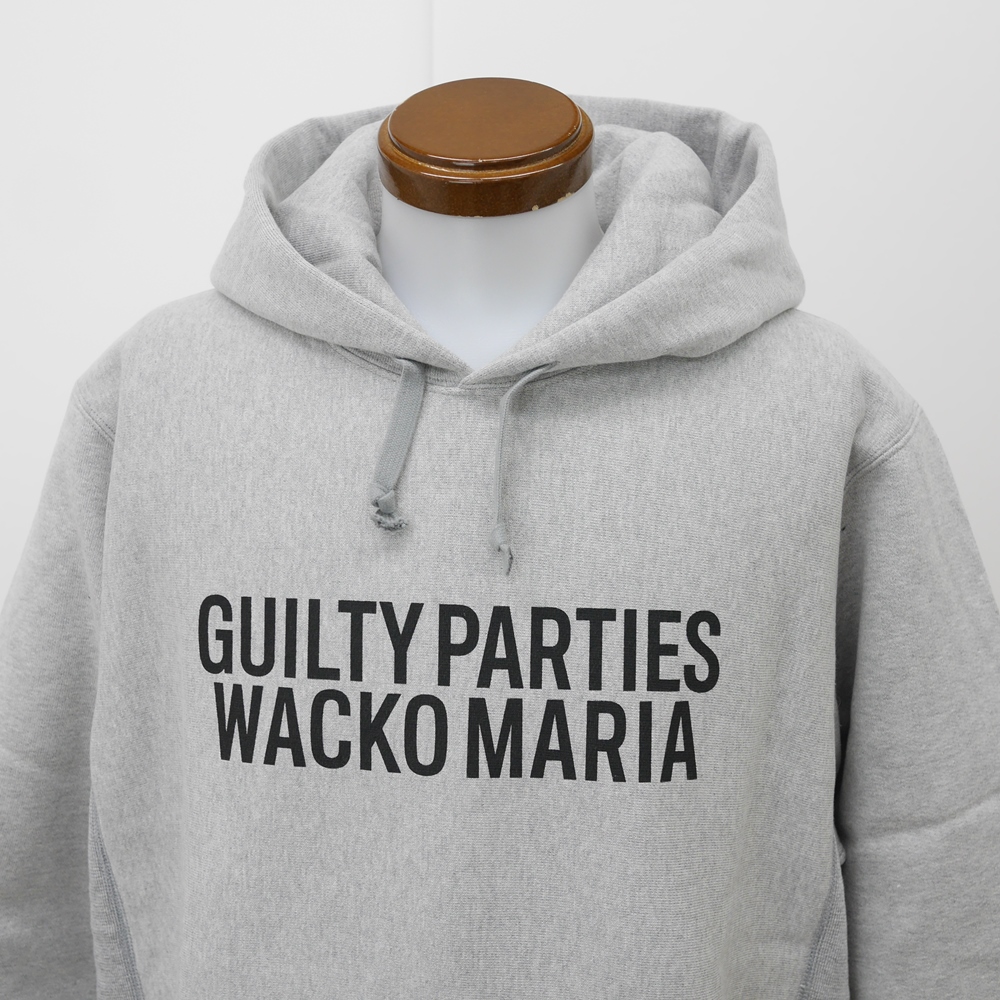 WACKO MARIA/HEAVY WEIGHT PULLOVER HOODED SWEAT SHIRT（グレー 