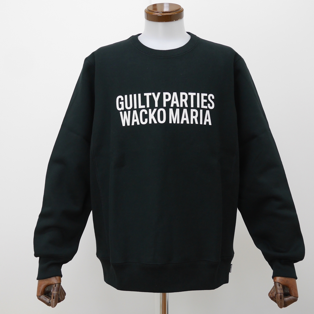 画像: WACKO MARIA/HEAVY WEIGHT CREW NECK SWEAT SHIRT（ブラック）［クルーネックスウェット-22春夏］