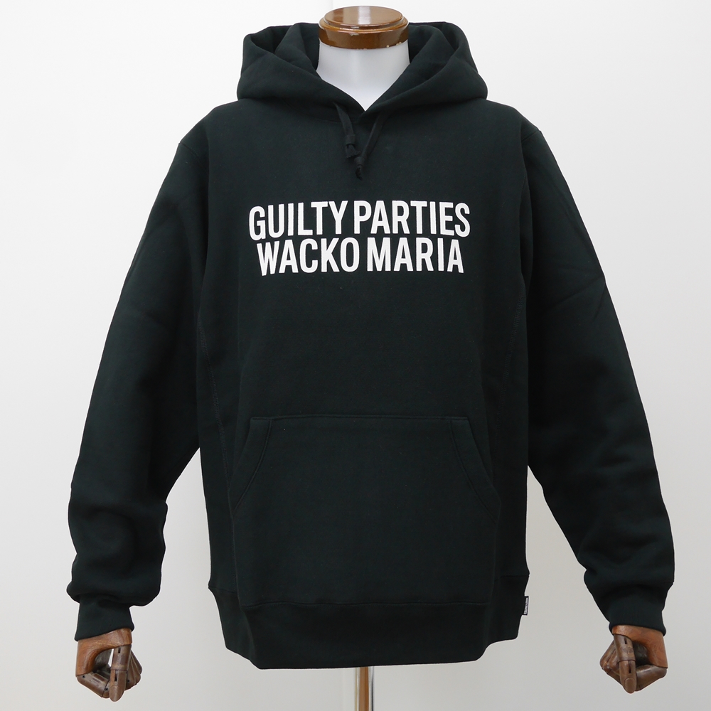WACKO MARIA/HEAVY WEIGHT PULLOVER HOODED SWEAT SHIRT（ブラック 