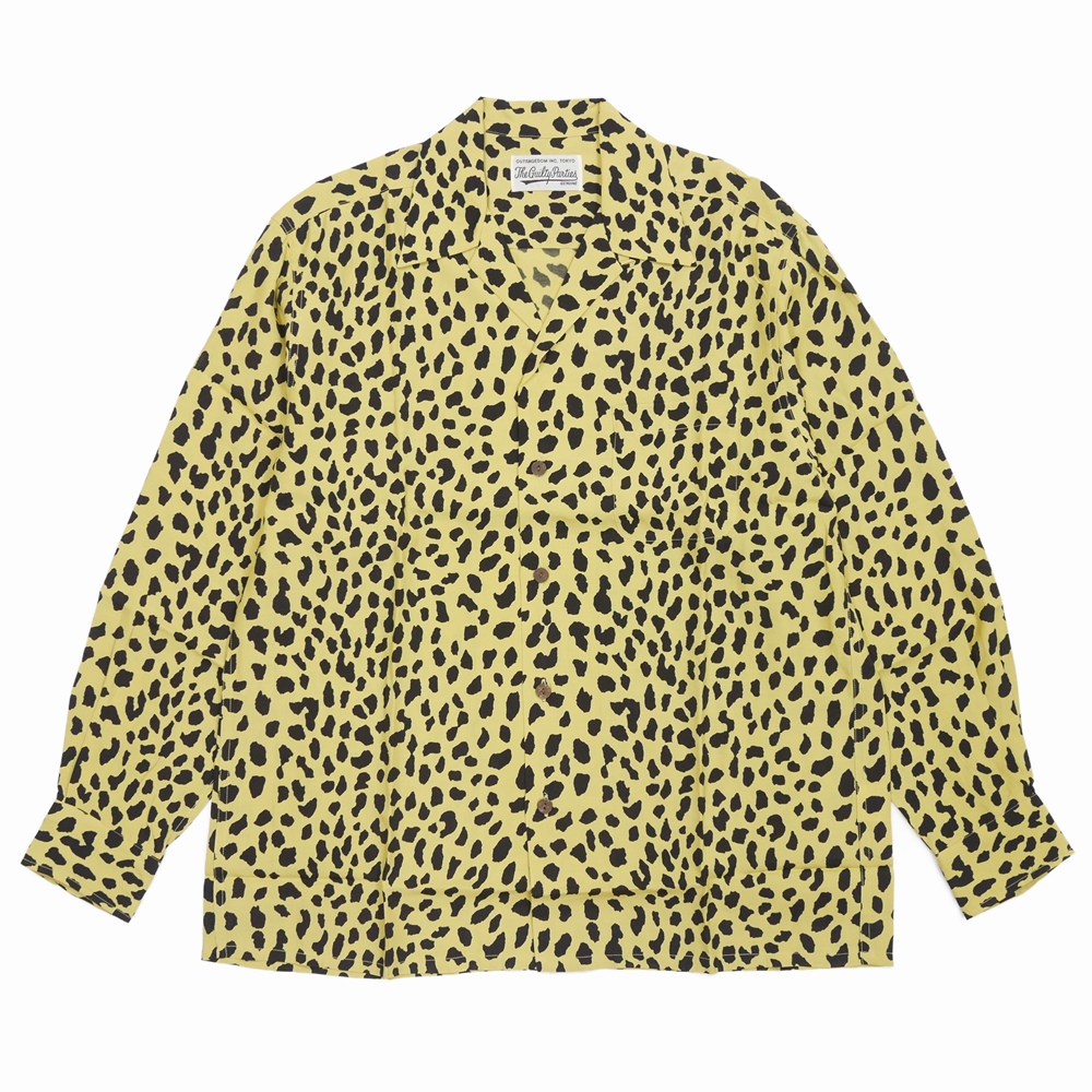 WACKO MARIA LEOPARD HAWAIIAN SHIRT