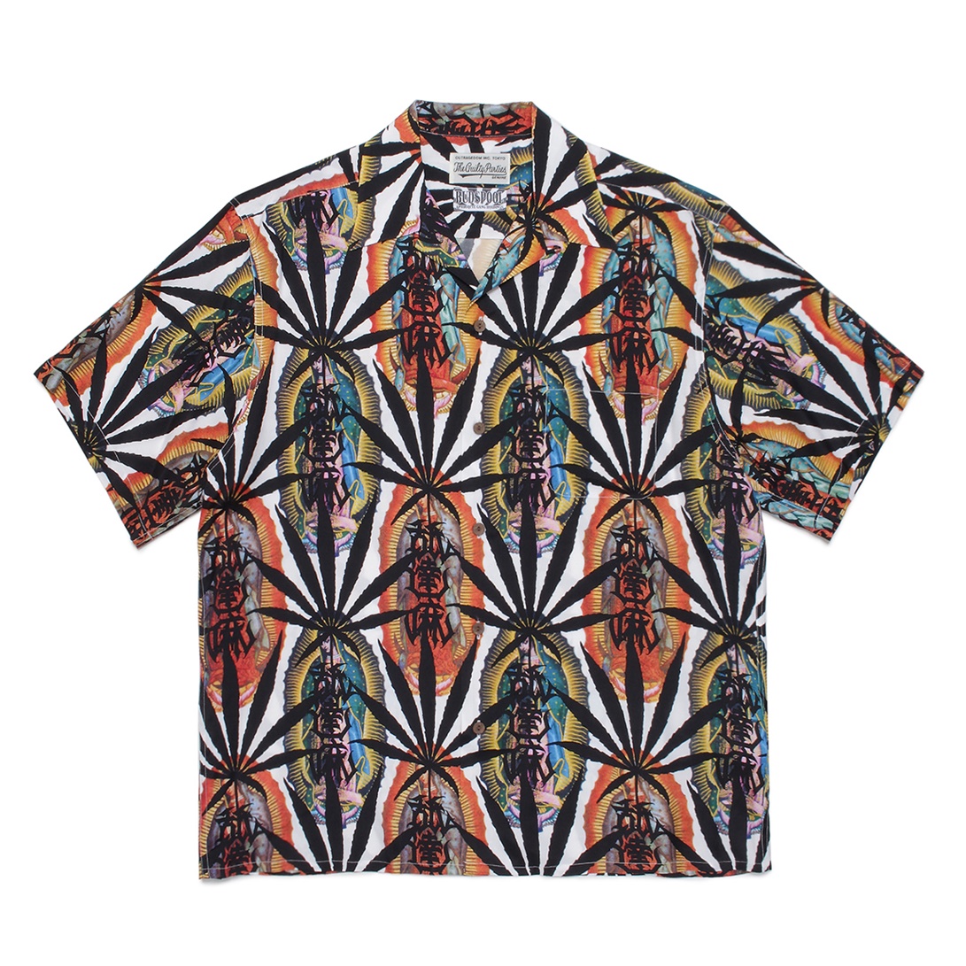 WACKO MARIA/舐達麻 / HAWAIIAN SHIRT（TYPE-1）（ホワイト ...