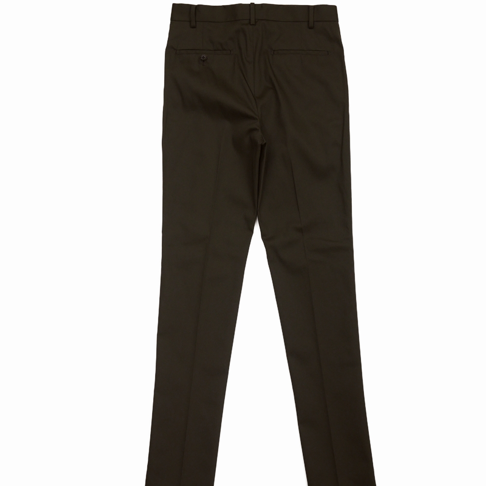 画像: WACKO MARIA/PLEATED TROUSERS（ダークブラウン）［ワンタックT/Cスラックス(TYPE-1)-21秋冬］