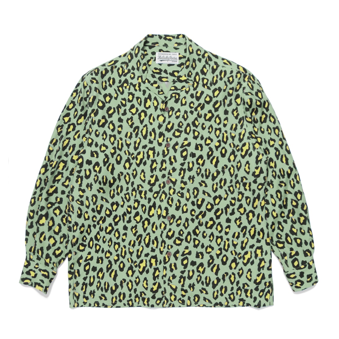 WACKO MARIA LEOPARD HAWAIIAN SHIRT