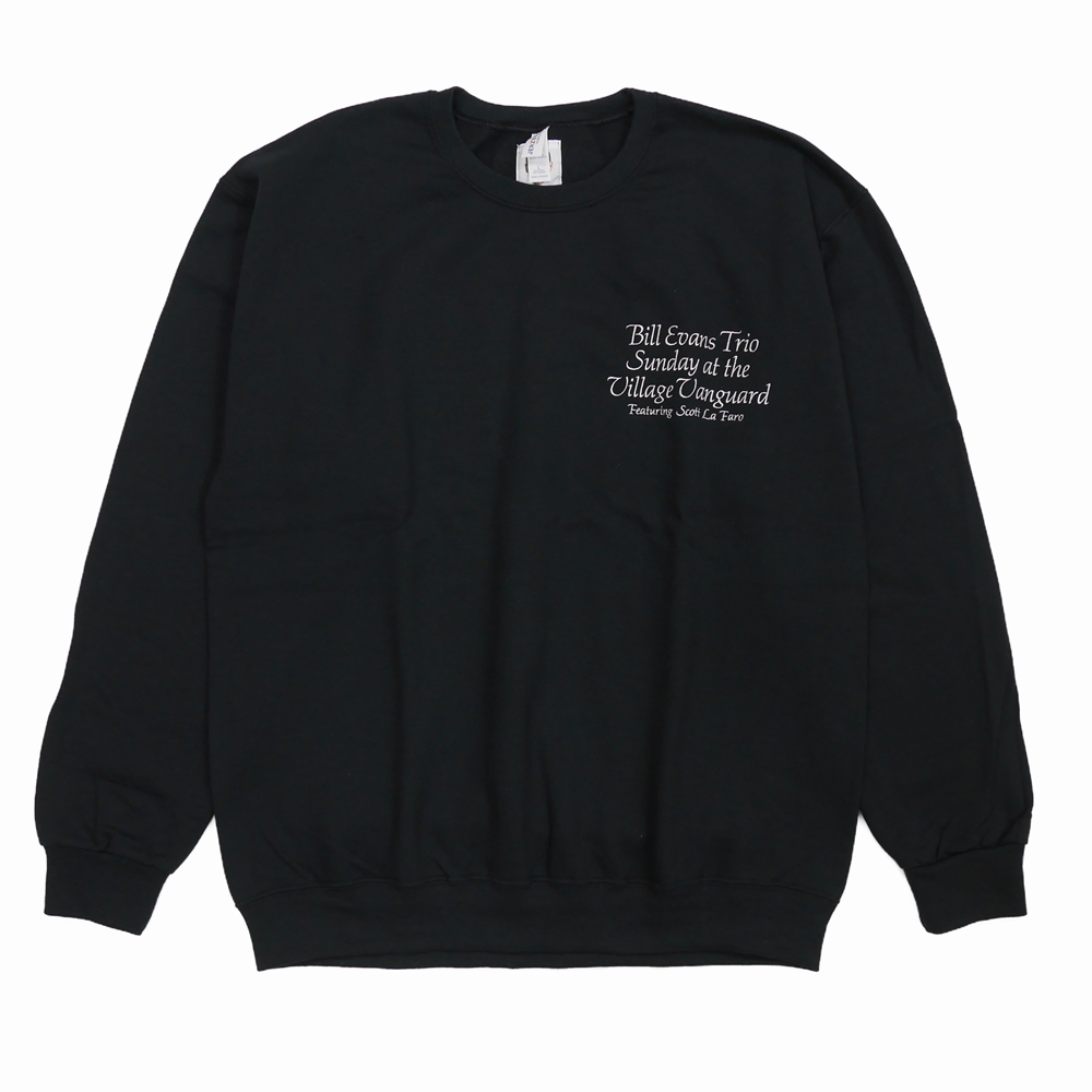 WACKO MARIA/BILL EVANS / SWEAT SHIRT（TYPE-3）（ブラック）［クルー