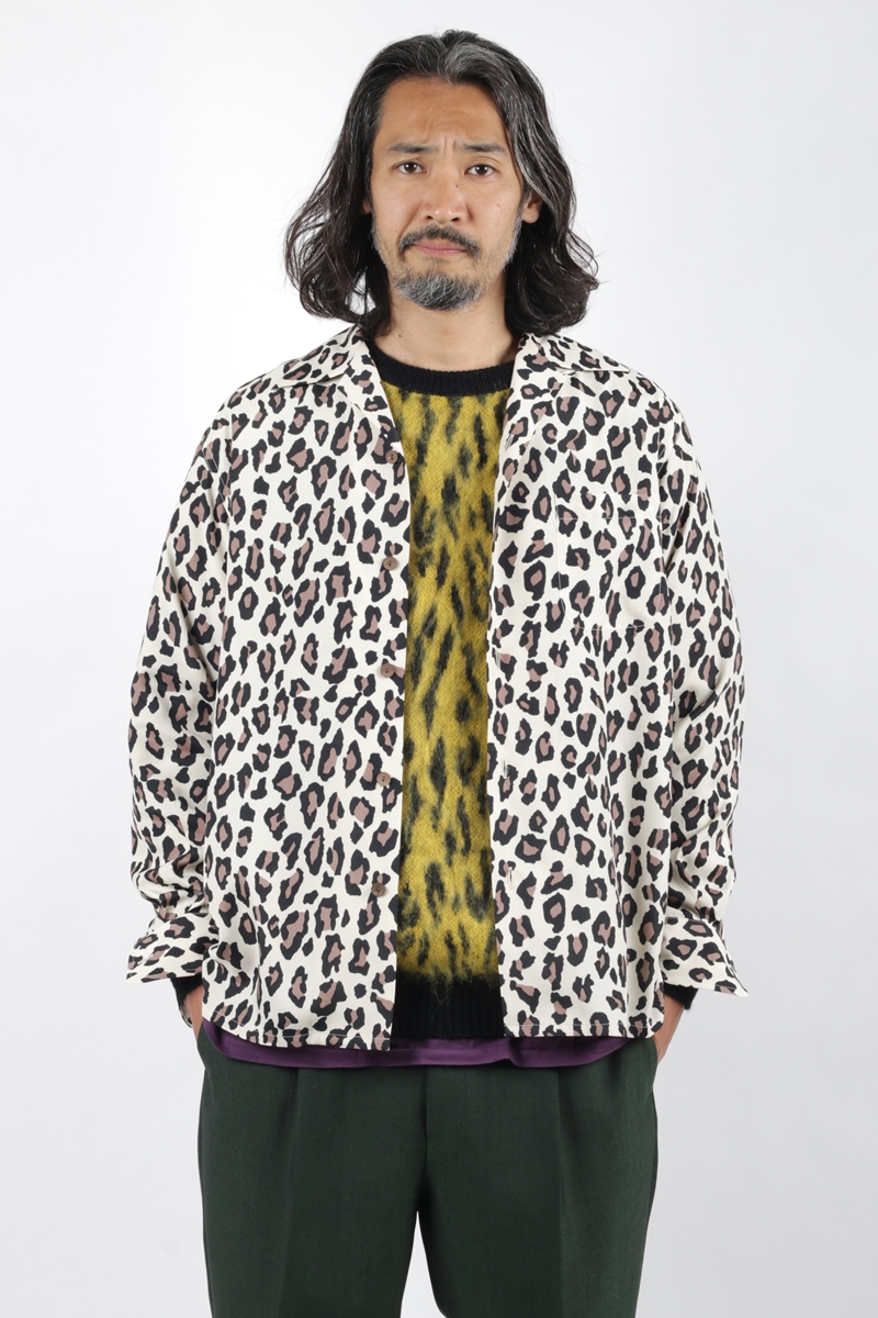 WACKO MARIA 20aw LEOPARD MOHAIR KNIT JAQ