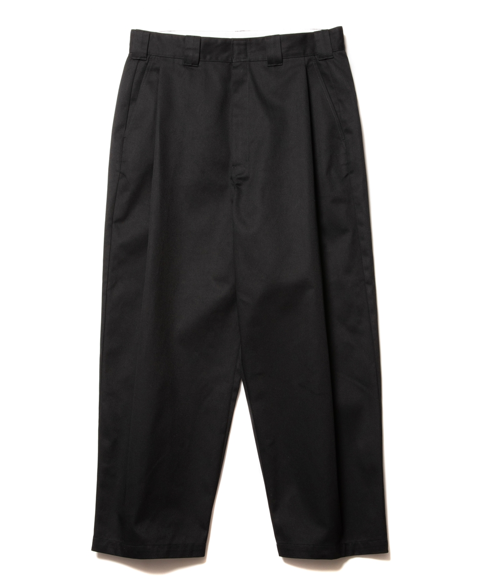 COOTIE PRODUCTIONS/Raza 1 Tuck Trousers（×Dickies）（ブラック）［T