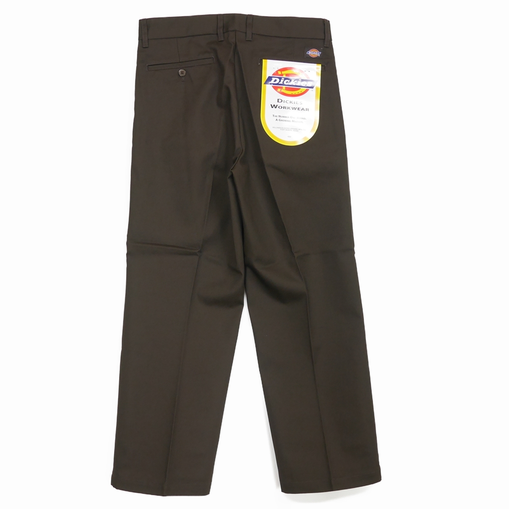 画像: WACKO MARIA/DICKIES / PLEATED TROUSERS（ブラウン）［ワンタックトラウザース-21秋冬］